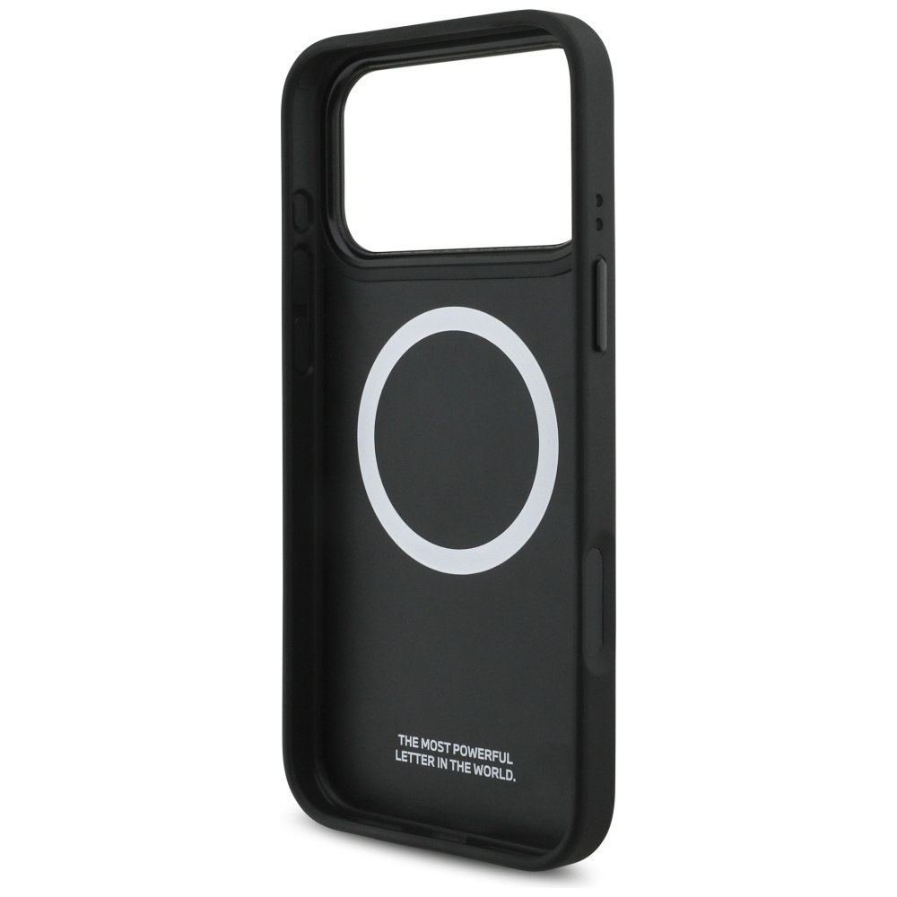 Etui BMW M Quilted Logo MagSafe do iPhone 17 Pro Max niebieski